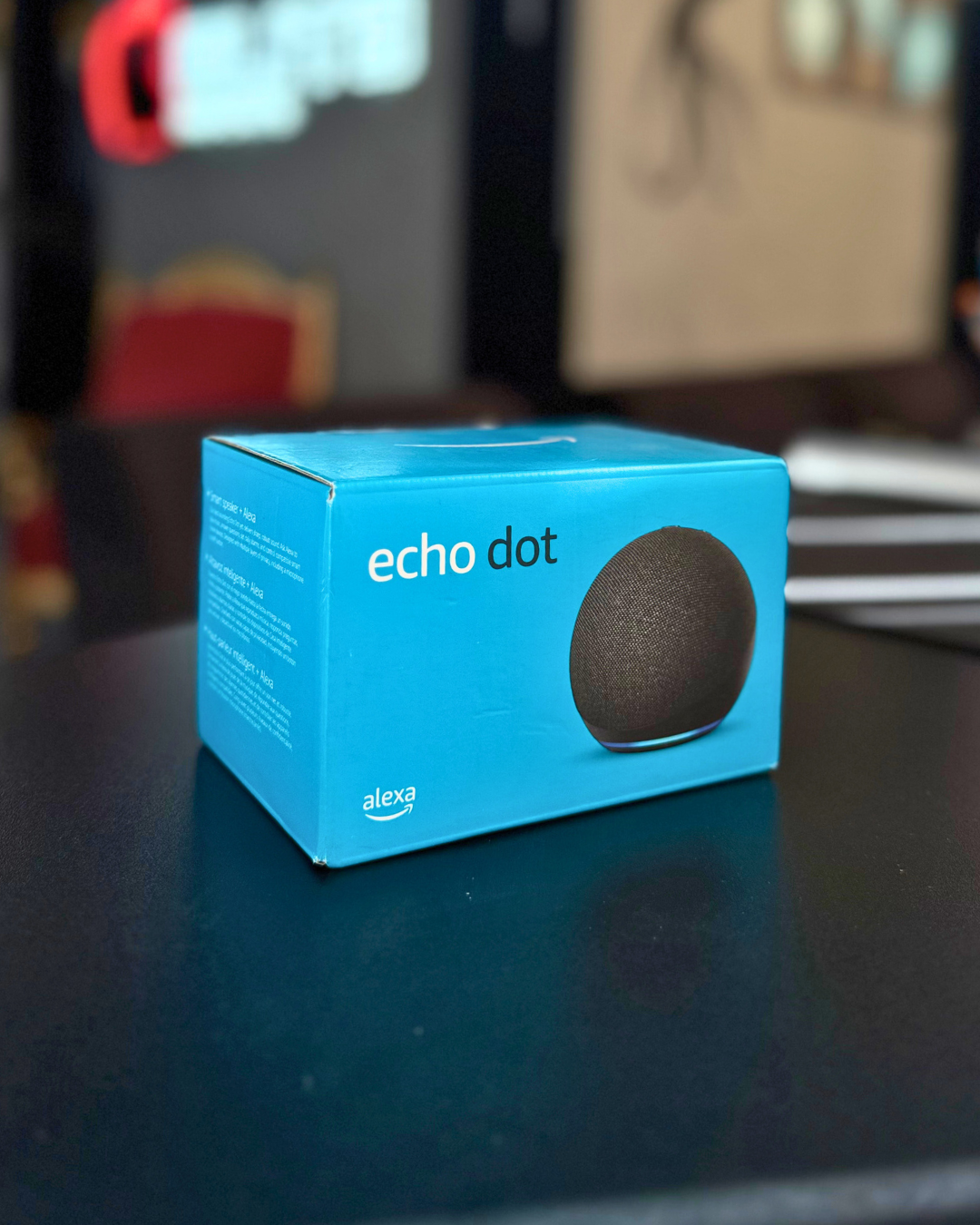 Echo Dot 5ª Geração Alexa – Cor Preta - Amazon Bivolt